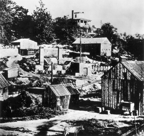 Oil Refinery, 1868. /Nthe First Refinery Of Standard Oil Of Ohio, 1868. Poster Print by Granger Collection - Item # VARGRC0013215