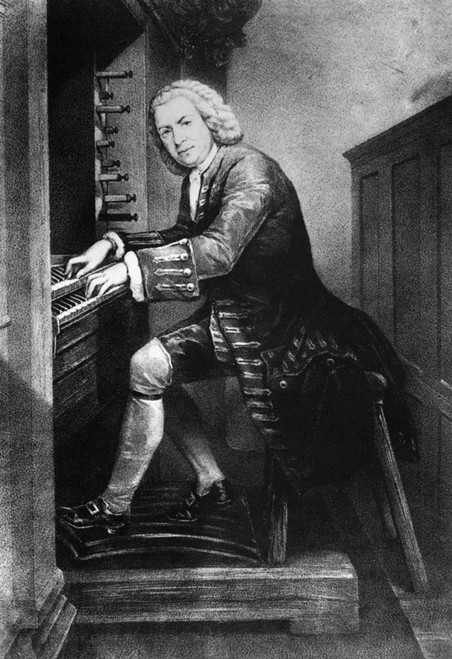 Johann Sebastian Bach /N(1685-1750). German Organist And Composer. Lithograph, 19Th Century. Poster Print by Granger Collection - Item # VARGRC0038429
