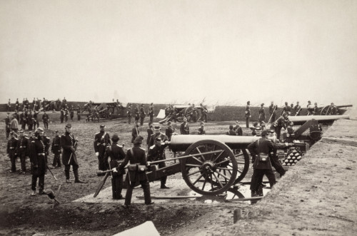 Civil War: Union Fort. /Nthe 1St Connecticut Heavy Artillery At Fort Richardson In Virginia. Photograph, 1861. Poster Print by Granger Collection - Item # VARGRC0163208