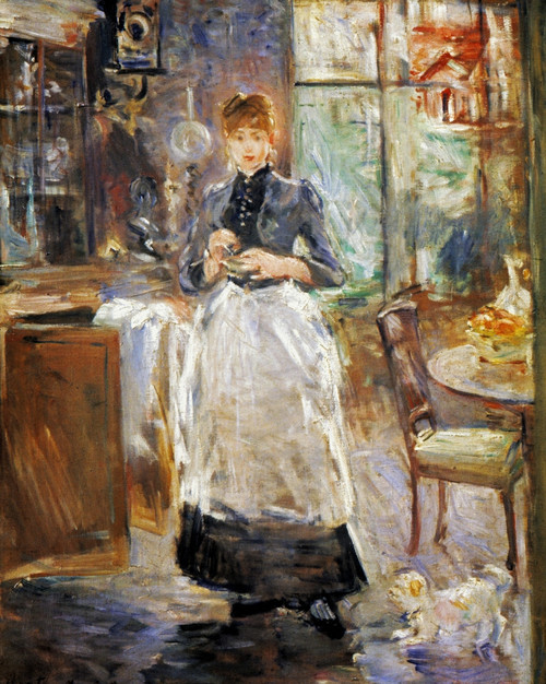 Morisot: Dining Room, 1886. /Nin The Dining Room. Canvas By Berthe Morisot. Poster Print by Granger Collection - Item # VARGRC0038661
