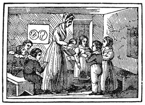 Dame'S School. /Nwood Engraving, American, Early 19Th Century. Poster Print by Granger Collection - Item # VARGRC0004259