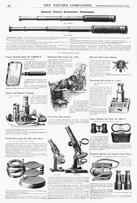 Scientific Instruments, 1890. /Namerican Magazine Advertisements For Various Scientific Instruments, 1890. Poster Print by Granger Collection - Item # VARGRC0266607