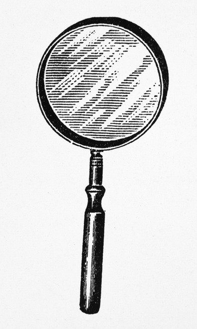 Magnifying Glass. /Nline Engraving. Poster Print by Granger Collection - Item # VARGRC0002553