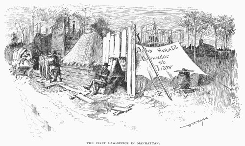 Kansas: Manhattan, 1890. /Nthe First Law Office In Manhattan, Kansas. Line Engraving, 1890. Poster Print by Granger Collection - Item # VARGRC0099310