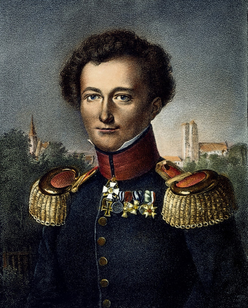 Karl Von Clausewitz /N(1780-1831). Prussian Army Officer. Lithograph After A Painting By W. Wach. Poster Print by Granger Collection - Item # VARGRC0046391