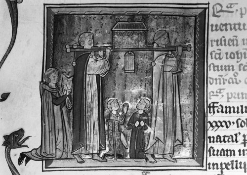 Paris: Religious Procession. /Nmonks Carrying The Ch_sse Of Saint Genevieve In A Procession In Paris. French Manuscript Illumination, 13Th Century. Poster Print by Granger Collection - Item # VARGRC0167478 Paris: Religious Procession. /Nmonks Carrying The Ch_sse Of Saint Genevieve In A Procession In Paris. French Manuscript Illumination, 13Th Century. Poster Print by Granger Collection - Item # VARGRC0167478