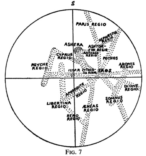 Percival Lowell Venus Map, 1897 Poster Print by Science Source