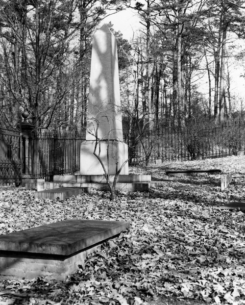 Thomas Jefferson (1743-1826). /Nthird President Of The United States. Jefferson'S Grave At Monticello, Near Charlottesvile, Virginia. Poster Print by Granger Collection - Item # VARGRC0049596