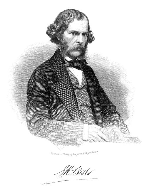 George Henry Lewes /N(1817-1878). English Philosopher And Literary Critic. Steel Engraving After A Photograph. Poster Print by Granger Collection - Item # VARGRC0053011