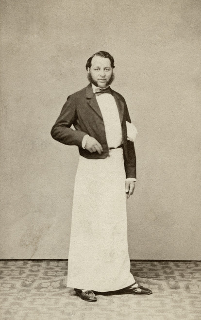 Restaurant Worker, C1870. /Na Cook Or Waiter Photographed By G. Penabert In Paris, C1870. Poster Print by Granger Collection - Item # VARGRC0324865
