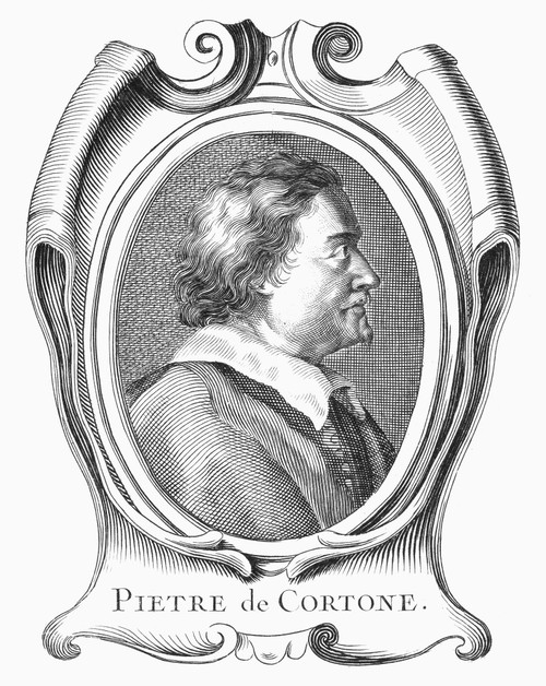 Pietro Da Cortona (1596-1669). /Nitalian Painter And Architect. Copper Engraving, French, 18Th Century. Poster Print by Granger Collection - Item # VARGRC0092595