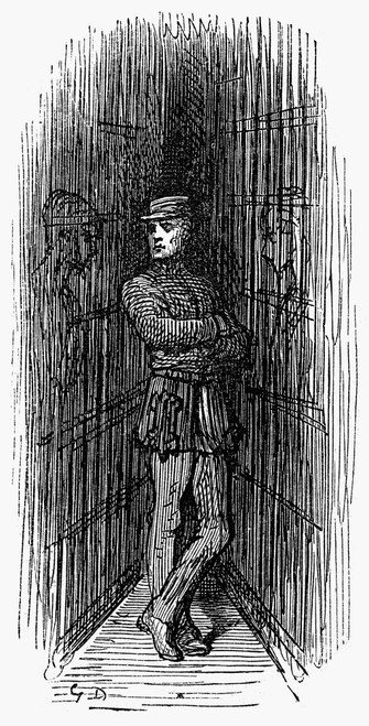 Dor_: London, 1872. /Na London Jailer. Wood Engraving After Gustave Dor_ From 'London: A Pilgrimage,' 1872. Poster Print by Granger Collection - Item # VARGRC0094105 Dor_: London, 1872. /Na London Jailer. Wood Engraving After Gustave Dor_ From 'London: A Pilgrimage,' 1872. Poster Print by Granger Collection - Item # VARGRC0094105
