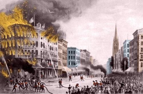 Barnum's Museum Fire, 1865 Poster Print by Science Source - Item # VARSCIJC3243