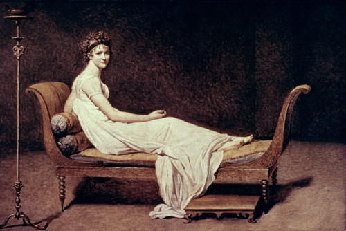 Madame J.F. R_camier /N(1777-1849). Madame Jeanne-Fran�Oise-Julie-Adelaide R_Camier, Known As Juliette. French Society Beauty And Wit. Oil On Canvas, 1800, By Jacques-Louis David. Poster Print by Granger Collection - Item # VARGRC0034634