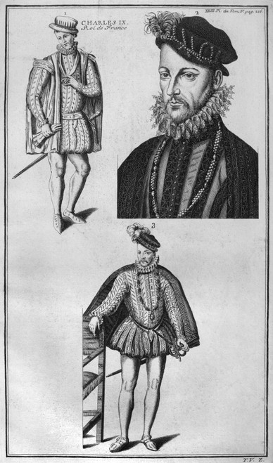 Charles Ix Of France /N(1550-1574). King Of France, 1560-1574. Engraving, C1730. Poster Print by Granger Collection - Item # VARGRC0350153