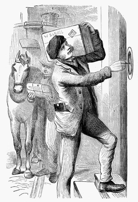 London: Parcel Delivery. /Nline Engraving, 19Th Century. Poster Print by Granger Collection - Item # VARGRC0098947