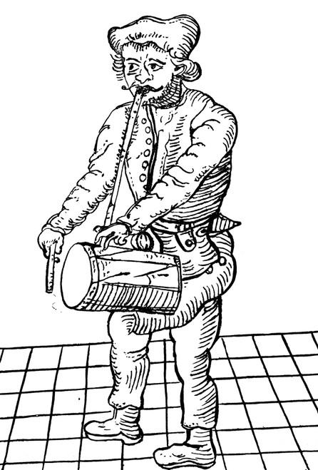 Richard Tarlton (D. 1588). /Nenglish Comic Actor. Contemporary English Woodcut. Poster Print by Granger Collection - Item # VARGRC0066169