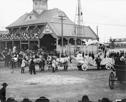 New Orleans: Mardi Gras. /Nthe Royal Chariot With Rex At The Canal Street Ferry Landing During Mardi Gras Festivities In New Orleans, Louisiana. Photographed C1906. Poster Print by Granger Collection - Item # VARGRC0131766