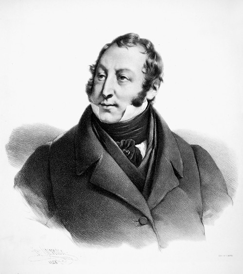Gioacchino Rossini /N(1792-1868). Italian Operatic Composer. Lithograph, 1828, By H. Grevedon. Poster Print by Granger Collection - Item # VARGRC0004822