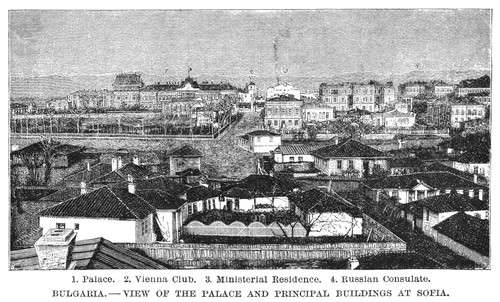 Bulgaria: Sofia, 1885. /Nview Of The Palace And Main Buildings At Sofia, Bulgaria, At The Time Of The Serbo-Bulgarian War, November 1885. Contemporary American Engraving. Poster Print by Granger Collection - Item # VARGRC0186654