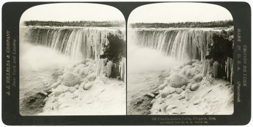 Canada: Niagara Falls. /Nthe Canadian Side Of Niagara Falls In The Winter. Stereograph, C1902. Poster Print by Granger Collection - Item # VARGRC0350206