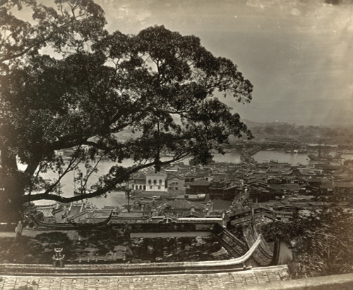 Japan: Kobe, 1880S. /Na View Of The City And Harbour Of Kobe From The Hills. Some Ships Are Anchored In The Harbour. Photograph, C1880. Poster Print by Granger Collection - Item # VARGRC0073540
