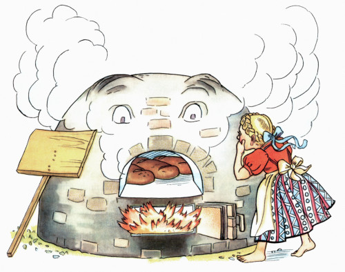 Grimm: Mother Holle. /Nwatercolor By Ruth Koser-Michaels For The Fairy Tale By Brothers Grimm. Poster Print by Granger Collection - Item # VARGRC0079122