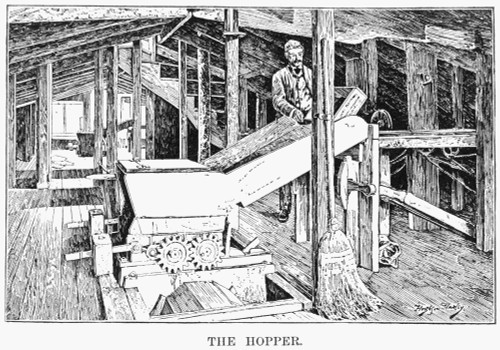 California: Winery, 1889. /Nthe Hopper, In Which Grapes Are Destemmed And Crushed, At A California Winery. Wood Engraving, American, 1889. Poster Print by Granger Collection - Item # VARGRC0101700