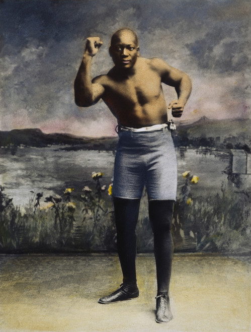 Jack Johnson モノクロポスター Amazon.com: Wee Blue Coo Vintage Jack Johnson Boxer Champion