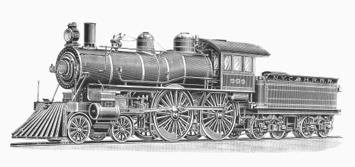 New York: Locomotive, 1893. /Nthe New York Central And Hudson River Railroad'S Famed Empire State Express '999.' Line Engraving, 1893. Poster Print by Granger Collection - Item # VARGRC0062028
