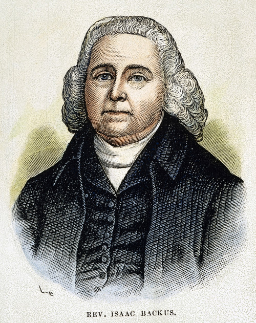 Isaac Backus (1724-1806). /Namerican Clergyman. Wood Engraving, 19Th Century Poster Print by Granger Collection - Item # VARGRC0042318