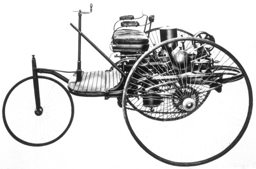 First Benz Automobile, 1886. /Nthe First Automobile Manufactured By Karl Benz, C1885-1886. Poster Print by Granger Collection - Item # VARGRC0033463