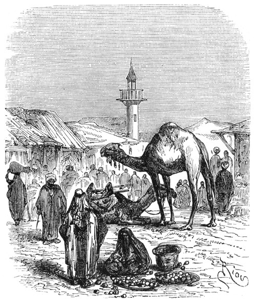 Suez Canal Construction. /Nwood Engraving, French, 1869, After A Drawing By �douard Riou. Poster Print by Granger Collection - Item # VARGRC0076572