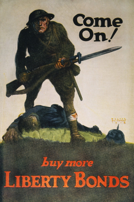 World War I: U.S. Poster. /N'Come On!' American World War I Liberty Loan Poster. Poster Print by Granger Collection - Item # VARGRC0007102 World War I: U.S. Poster. /N'Come On!' American World War I Liberty Loan Poster. Poster Print by Granger Collection - Item # VARGRC0007102
