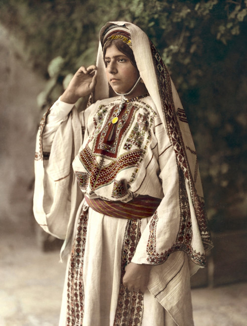 Ramallah: Woman, C1919. /Na Woman From Ramallah, North Of Jerusalem. Hand-Colored Photograph, C1919. Poster Print by Granger Collection - Item # VARGRC0130802 Ramallah: Woman, C1919. /Na Woman From Ramallah, North Of Jerusalem. Hand-Colored Photograph, C1919. Poster Print by Granger Collection - Item # VARGRC0130802