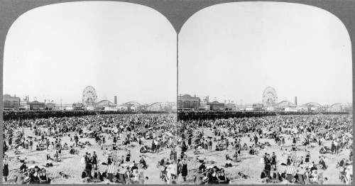Coney Island: Beach C1925. /Nbathers At The Beach At Coney Island, Brooklyn, New York. Stereograph, C1925. Poster Print by Granger Collection - Item # VARGRC0106212 Coney Island: Beach C1925. /Nbathers At The Beach At Coney Island, Brooklyn, New York. Stereograph, C1925. Poster Print by Granger Collection - Item # VARGRC0106212