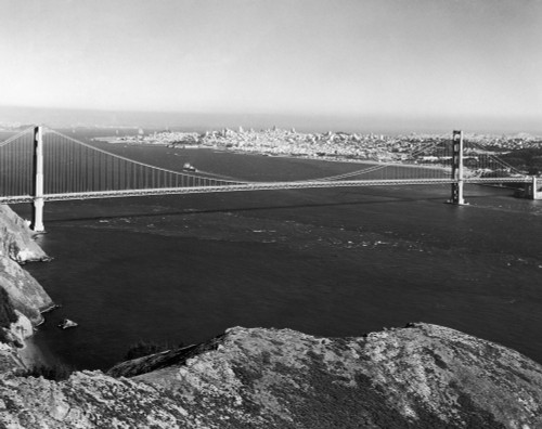 Golden Gate Bridge. /Nthe Golden Gate Bridge, Completed In 1937, At San Francisco, California. Photograph, C1975. Poster Print by Granger Collection - Item # VARGRC0131089