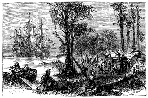 Jamestown: Arrival, 1607. /Nthe Arrival Of The First English Colonists At Jamestown, Virginia, May 1607. Engraving, 19Th Century. Poster Print by Granger Collection - Item # VARGRC0016463
