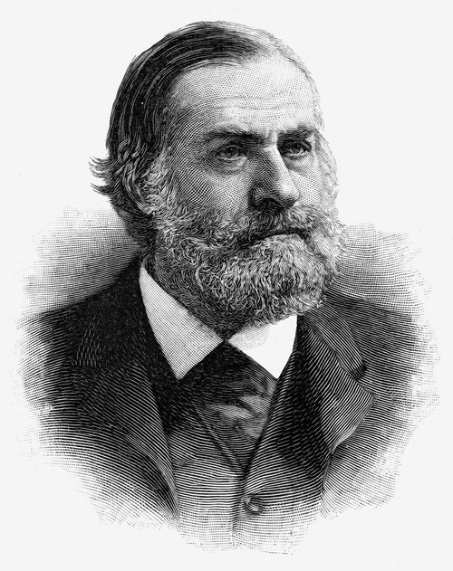 Joseph Leidy (1823-1891). /Namerican Zoologist. Wood Engraving, American, 1891. Poster Print by Granger Collection - Item # VARGRC0054098