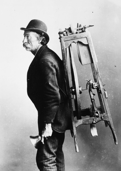 Scissors Grinder, 1891. /Nphotograph, American, C1891. Poster Print by Granger Collection - Item # VARGRC0082164
