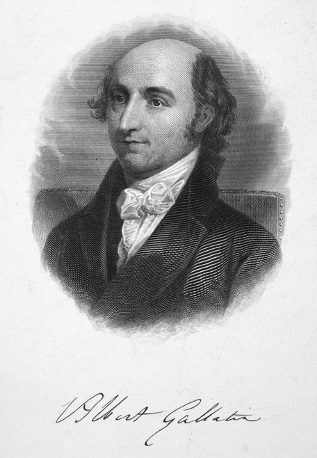 Albert Gallatin (1761-1849). /Namerican Financier And Statesman. Steel Engraving After Gilbert Stuart. Poster Print by Granger Collection - Item # VARGRC0028672