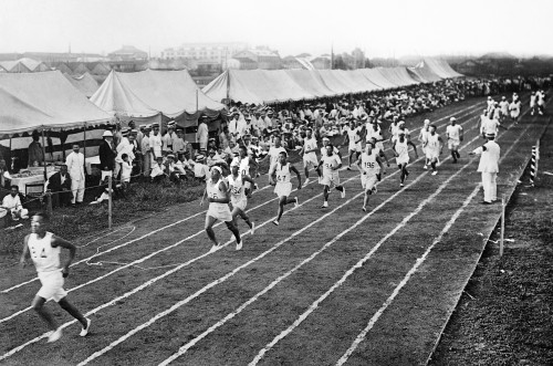 Olympic Games, 1912. /Ntrack And Field Trials During The Fifth Olympic Games, Held In Stockholm, Sweden, In 1912. Poster Print by Granger Collection - Item # VARGRC0116931