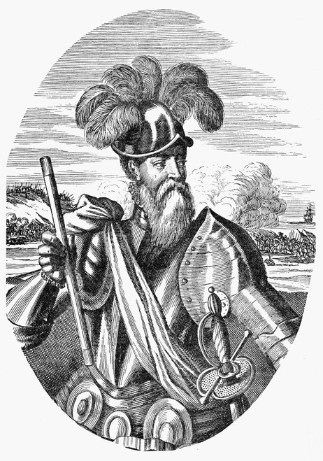 Francisco Pizarro /N(C1475-1541). Spanish Conqueror Of Peru. Line Engraving, 17Th Century. Poster Print by Granger Collection - Item # VARGRC0004563