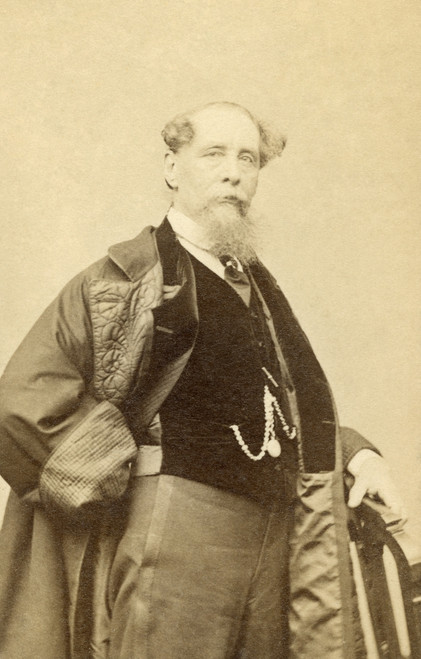 Charles Dickens (1812-1870). /Nenglish Novelist. Original Carte-De-Visite Photograph Made During His American Reading Tour Of 1867-68. Poster Print by Granger Collection - Item # VARGRC0068778