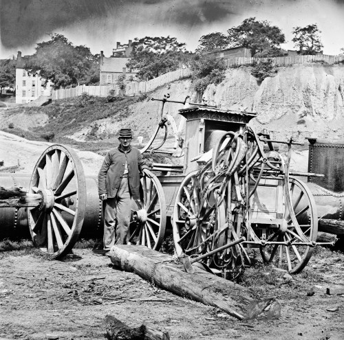 Civil War: Richmond, 1865. /Nfire Engine No. 3 In Along The Road In Richmond, Virginia. Photograph, 1865. Poster Print by Granger Collection - Item # VARGRC0163372