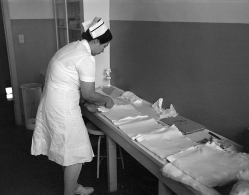 Nurse, 1942. /Na Surgery Nurse At The Cairns General Hospital In Eleven Mile Corner, Arizona. Photograph By Russell Lee, 1942. Poster Print by Granger Collection - Item # VARGRC0184095