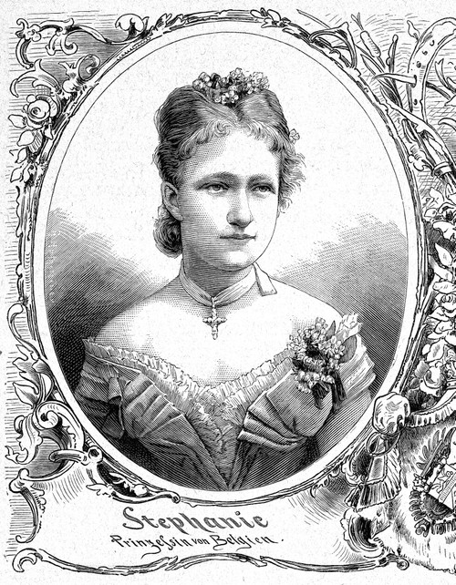 Stephanie (1864-1945)./Nbelgian Princess; Wife Of Crown Prince Rudolf Of Austria. Wood Engraving, German, 1880. Poster Print by Granger Collection - Item # VARGRC0101578