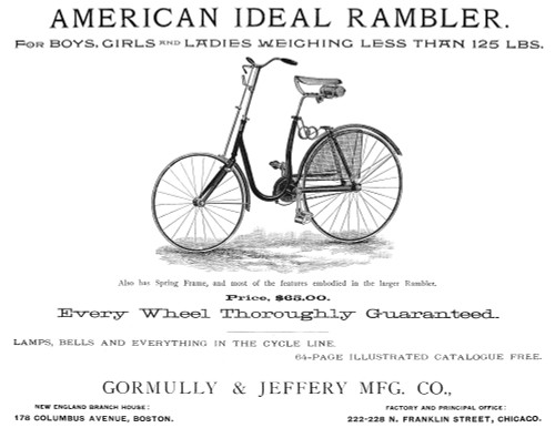 American Bicycle, 1890. /Namerican Magazine Advertisement, 1890. Poster Print by Granger Collection - Item # VARGRC0045553