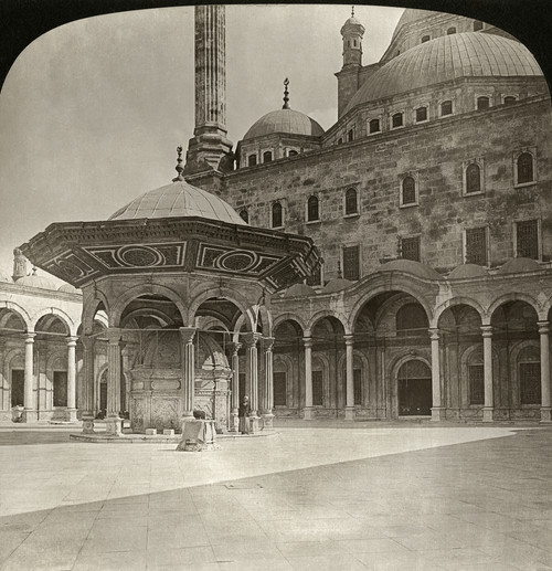 Egypt: Cairo, 1901. /N'Anterior Court Of Mosque Mohammed Ali, Cairo, Egypt.' Stereograph, 1901. Poster Print by Granger Collection - Item # VARGRC0324794