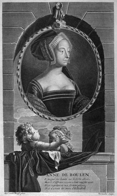 Anne Boleyn (1507-1536). /Nsecond Wife Of King Henry Viii Of England. Engraving By Cornelis Martinus Vermeulen After Adriaen Van Der Werff, C1707. Poster Print by Granger Collection - Item # VARGRC0350156